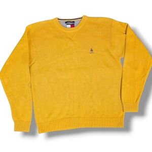 TOMMY HILFIGER | VINTAGE 100% COTTON TIGHT RIB STITCHED CREW NECK SWEATER